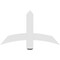 Ekena Millwork Bellingham Architectural Grade PVC Gable Bracket, 36"W x 21"H x 2"D x 4"F, 14/12 Pitch GBP036X21X0204BEL00 - alternate 2